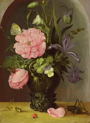 Un jarrón de flores, 1611